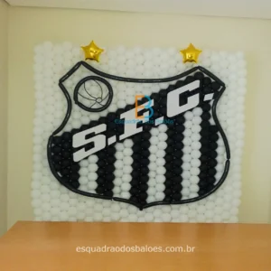 Painel de Balões Santos
