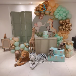 Balões desconstruídos safari