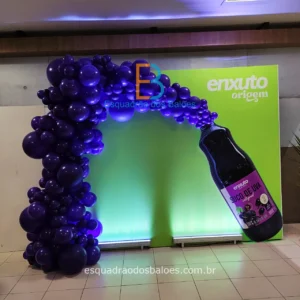 Balões desconstruídos Decoração Empresarial